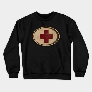 Medic Cross Vintage Crewneck Sweatshirt